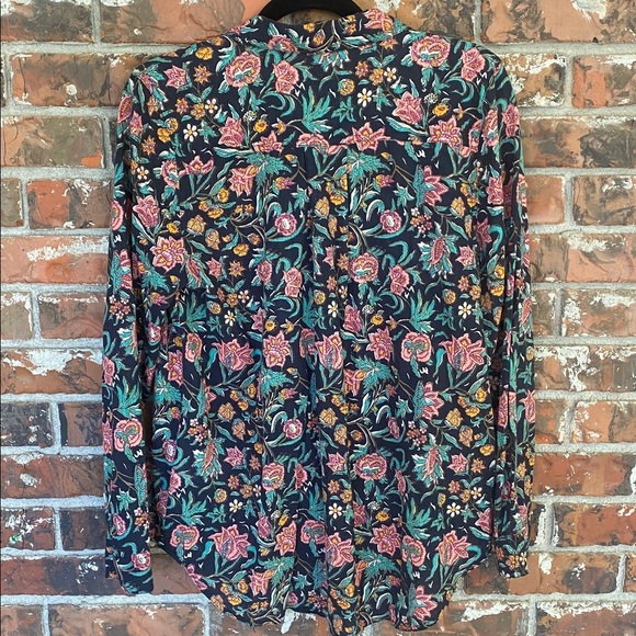 Sundance cotton Floral button down shirt - Picture 5 of 6
